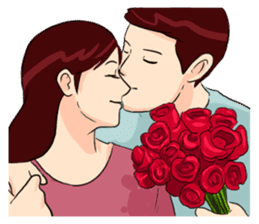 The Valentine's Couple sticker #14681510