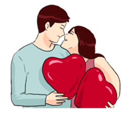 The Valentine's Couple sticker #14681512