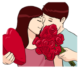 The Valentine's Couple sticker #14681531