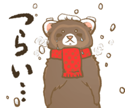 Ferret's sticker! winter version. sticker #14681933