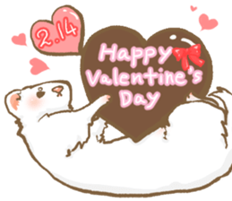 Ferret's sticker! winter version. sticker #14681939