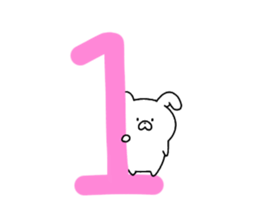 Rabbit hiding sticker #14682039