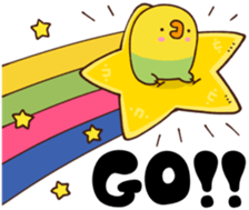 Annoying parakeet! sticker #14682083