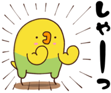 Annoying parakeet! sticker #14682094