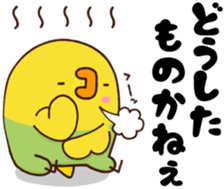 Annoying parakeet! sticker #14682103
