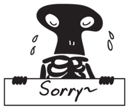 skeleton cute cute sticker #14682757