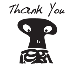 skeleton cute cute sticker #14682769