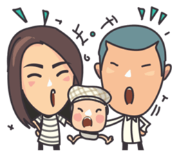 The monkey family sticker #14683036