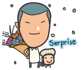 The monkey family sticker #14683043