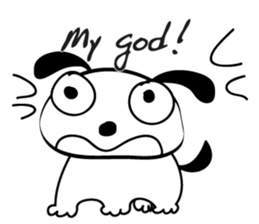 fat puppy sticker #14683370