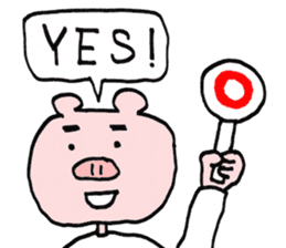 MOGU-MOGU the PIG sticker #14683680