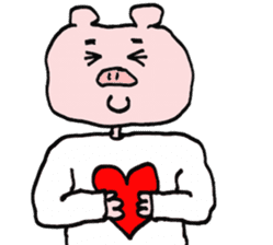 MOGU-MOGU the PIG sticker #14683693