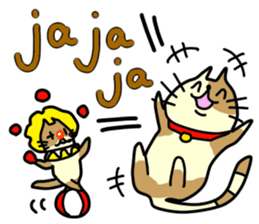 Sweet spain cats sticker #14683713