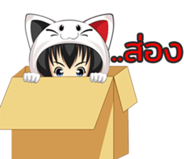 Hunsa the Funny Cat sticker #14684175