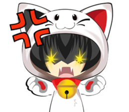 Hunsa the Funny Cat sticker #14684178