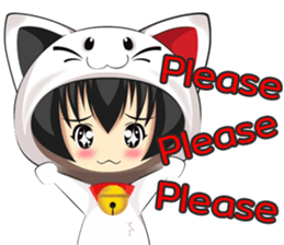 Hunsa the Funny Cat sticker #14684183