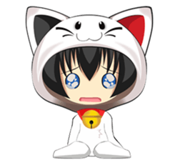 Hunsa the Funny Cat sticker #14684186