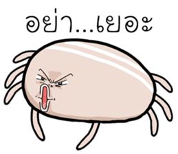 dog ticks cute sticker #14684710