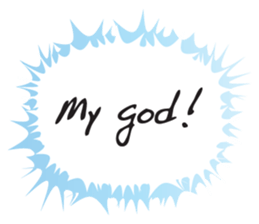 speech bubble talk sticker #14684769