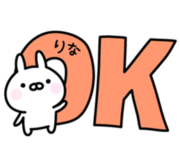 Happy Rabbit "Rina" sticker #14685366