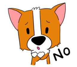 Corgi B sticker #14685607