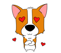 Corgi B sticker #14685628