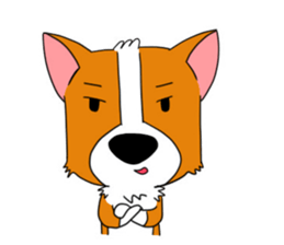 Corgi B sticker #14685635