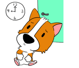 Corgi B sticker #14685639