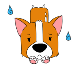 Corgi B sticker #14685640