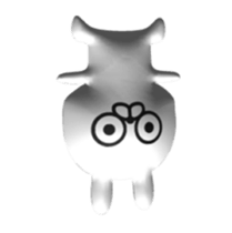 [3D] Three-dimensional rabbit! sticker #14686066