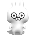 [3D] Three-dimensional rabbit!