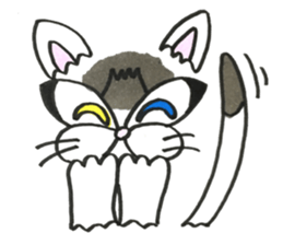 nekonekone monologue (friend version) sticker #14686495