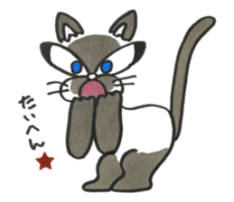 nekonekone monologue (friend version) sticker #14686509