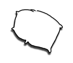 cat,such as human part2 sticker #14687559