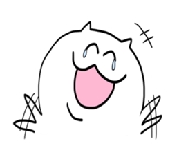 cat,such as human part2 sticker #14687560