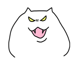 cat,such as human part2 sticker #14687565