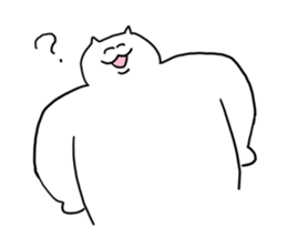 cat,such as human part2 sticker #14687567