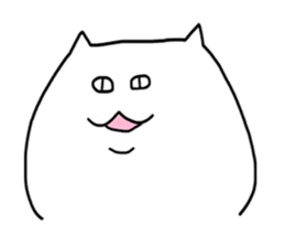 cat,such as human part2 sticker #14687585