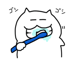 cat,such as human part2 sticker #14687590