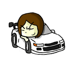 Moveable love girl 2 sticker #14687841
