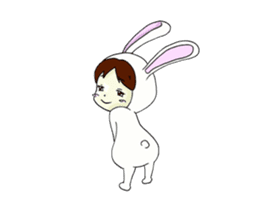 Moveable love girl 2 sticker #14687846