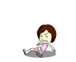 Moveable love girl 2 sticker #14687850