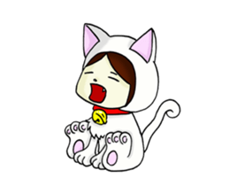 Moveable love girl 2 sticker #14687856