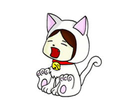 Moveable love girl 2 sticker #14687856