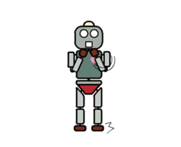 Moving! Dancing! Robot sticker #14688606