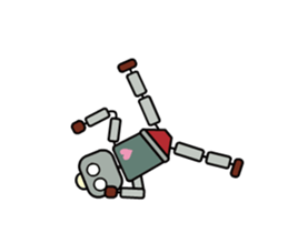 Moving! Dancing! Robot sticker #14688614