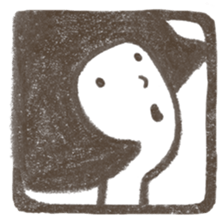 Pencil drawing of faces sticker #14688667