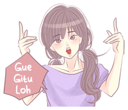 Gadis Remaja: Reza sticker #14688813