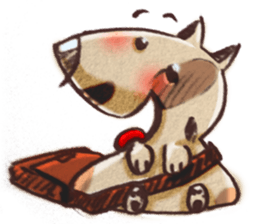 Gorgeous and Lovely Dotty-Puppy sticker #14689558