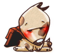 Gorgeous and Lovely Dotty-Puppy sticker #14689559